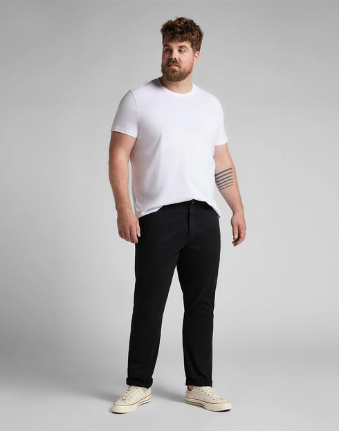 Lee Men's Twin Pack Crew T-Shirt In White