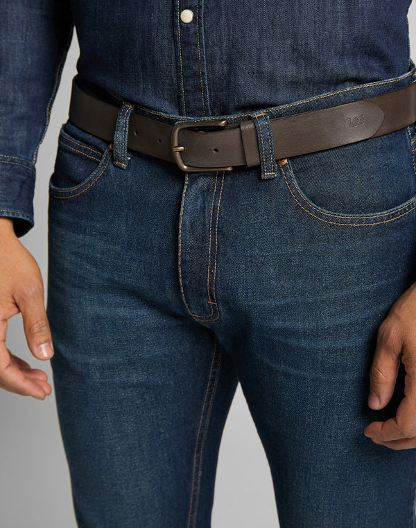 Lee Core Belt In Dark Brown