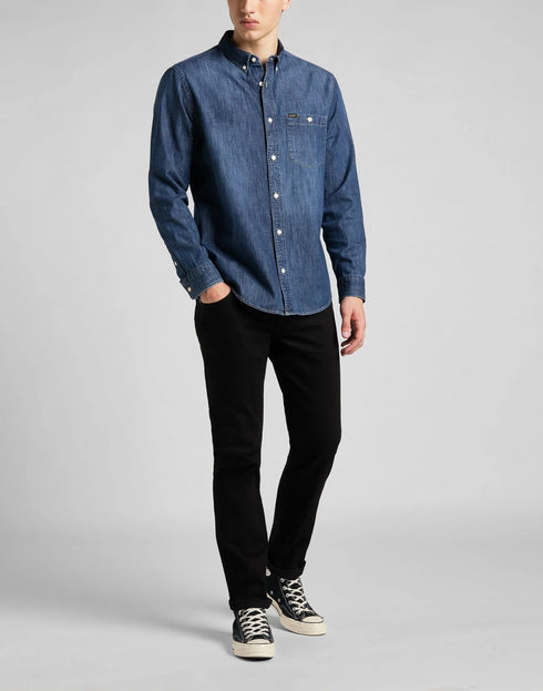 Lee Men's Rider Jeans In Clean Black