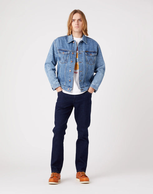 Wrangler Men's Texas Slim Jeans In Day Drifter