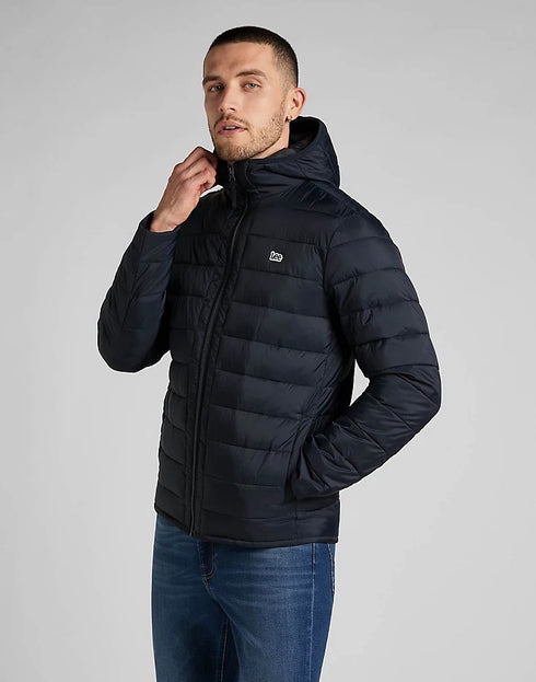 Lee Men's Light Puffer Jacket in Black