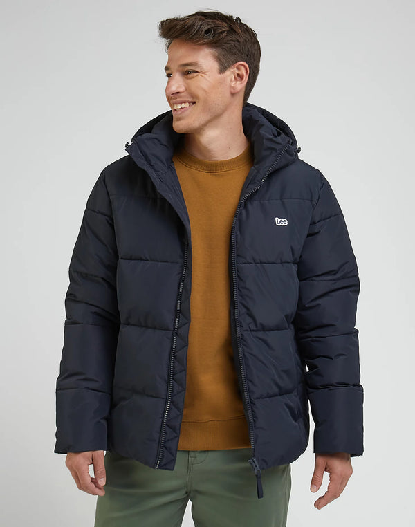 Lee Men's Puffer Jacket in Black