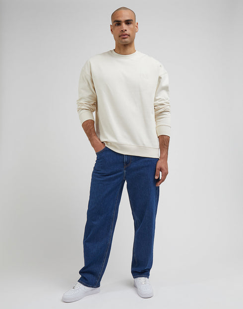 Core Loose Sweatshirt In Ecru