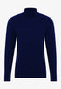 High Neck Knit In Sky Captain