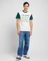 Lee Men's Raglan Varsity T-Shirt In Evergreen
