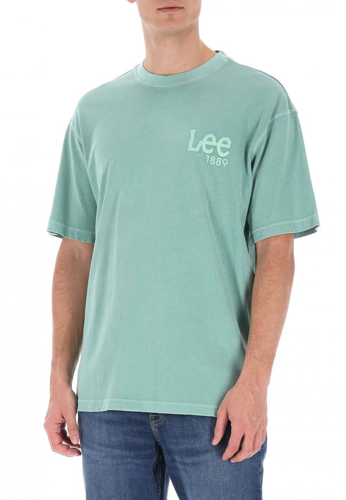 Lee Men's Loose Logo T-Shirt In Intuition Grey