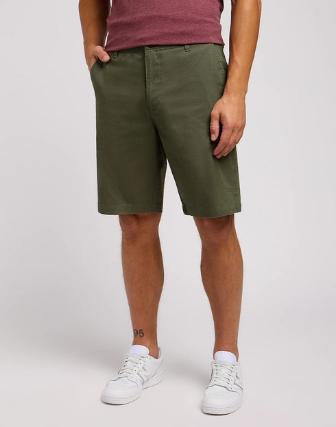 Lee Men's XC Welt Pocket Shorts In Olive Grove