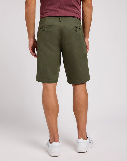 Lee Men's XC Welt Pocket Shorts In Olive Grove