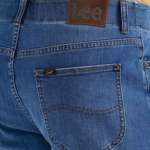 Lee Men's XM 5 Pocket Shorts In Blue Rooster