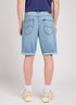 Lee Men's Five Pocket Shorts In Solid Blue