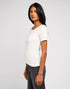 Lee Women's Off The Shoulder Rib In Ecru