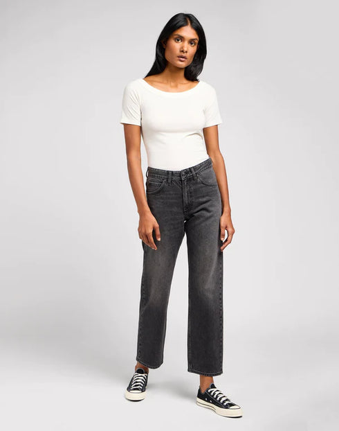 Lee Women's Off The Shoulder Rib In Ecru