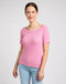 Lee Women's Off The Shoulder Rib In Sugar Lilac
