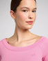 Lee Women's Off The Shoulder Rib In Sugar Lilac