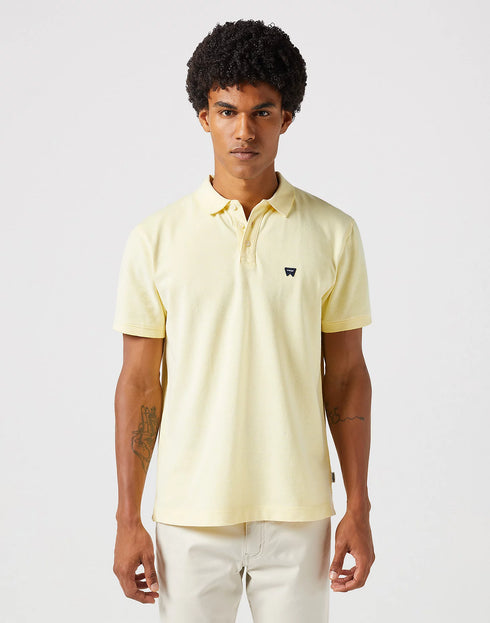 Wrangler Men's Refined Polo Shirt In Yellow