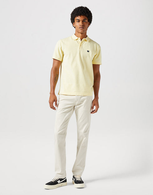 Wrangler Men's Refined Polo Shirt In Yellow