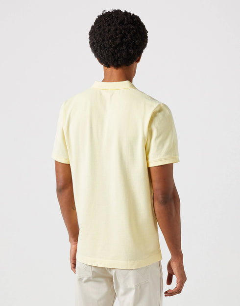 Wrangler Men's Refined Polo Shirt In Yellow