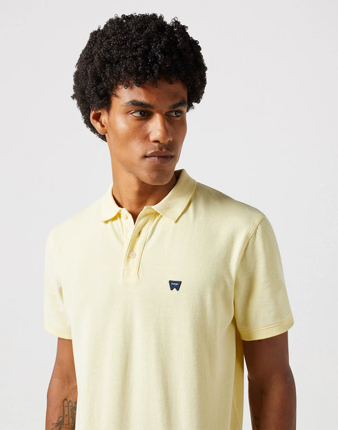 Wrangler Men's Refined Polo Shirt In Yellow