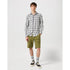 Wrangler Men's Long Sleeve 1 Pocket Shirt In Grey