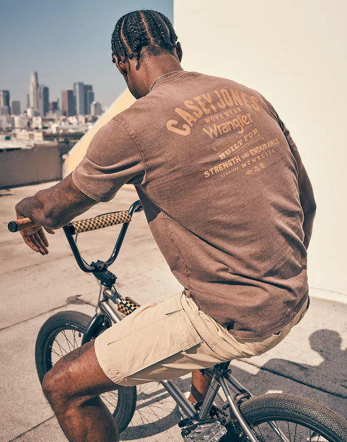 Wrangler Men's Casey Jones Graphic T-Shirt In Bracken