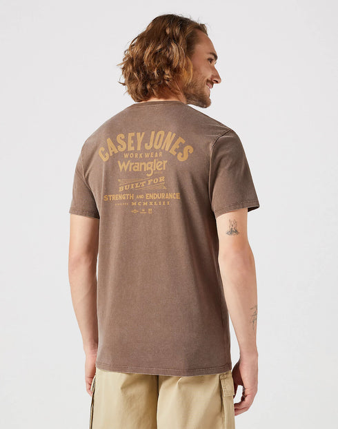 Wrangler Men's Casey Jones Graphic T-Shirt In Bracken