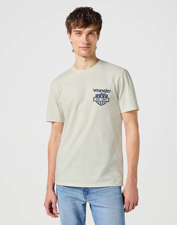 Wrangler Men's Graphic T-Shirt In VIntage White