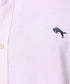 Wrangler Men's Short Sleeve Shirt In Pink Stripe Oxford