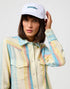 Wrangler Washed Logo Cap In White