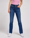 Lee Women's ULC Straight Jeans In Cobalt Sheen