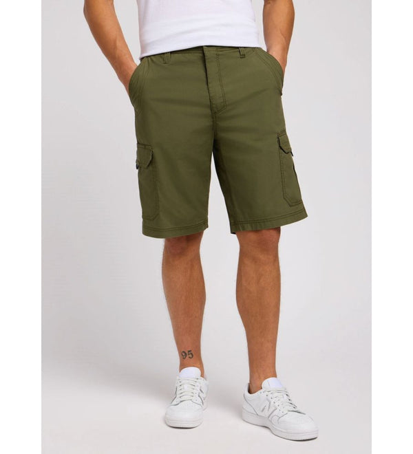 Lee Men's XM Crossroad Cargo Shorts In Green Night