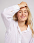 Lee Women's Shirred Blouse In Bright White