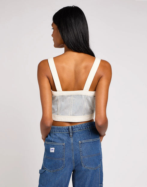 Lee Women's Denim Tank Shirt In I Feel Love