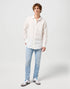 Wrangler Men's Long Sleeve 1 Pocket Shirt In Worn White