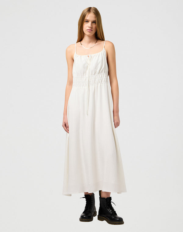 Wrangler Women's Slim Summer Dress In Vitage White