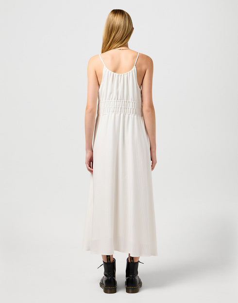 Wrangler Women's Slim Summer Dress In Vitage White