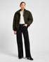 Lee Women's Relaxed Short Puffer Jacket in Olive Night