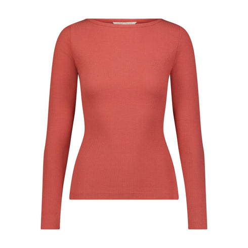 Lee Women's Boat Neck T-Shirt in Cinnamon