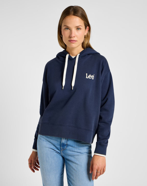 Lee Women's Essential Hoodie in Mood Indigo