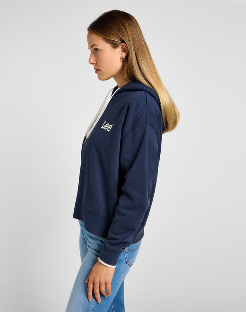 Lee Women's Essential Hoodie in Mood Indigo