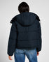 Lee Women's Hooded Short Puffer Jacket In Union Black