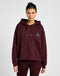 Lee Women's Logo Hoodie In Velvet Beet