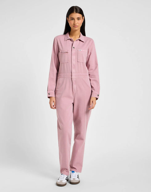 Lee Women's Unionall Overalls in Pretty Plum