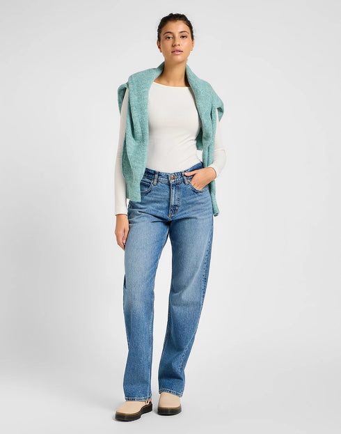 Lee Women's Classic Rider Jeans In Eye Spy