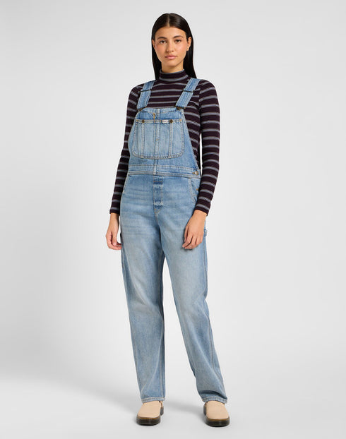 Lee Women's Straight Bib In Blue Glimmer