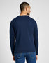 Lee Men's Long Sleeve Henley Inky Blue