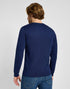 Lee Men's Long Sleeve Patch Logo T-Shirt In True Navy
