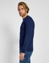 Lee Men's Long Sleeve Patch Logo T-Shirt In True Navy
