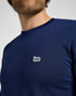 Lee Men's Long Sleeve Patch Logo T-Shirt In True Navy