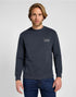 Lee Men's Wobbly Logo Sweatshirt In Dark Muted Gray