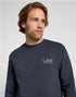 Lee Men's Wobbly Logo Sweatshirt In Dark Muted Gray